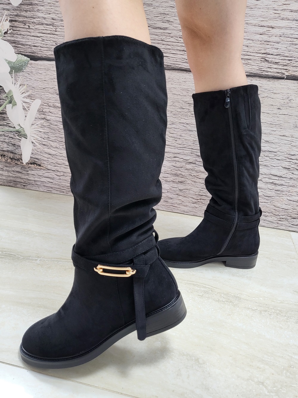 ČIZME H262-2B BLACK